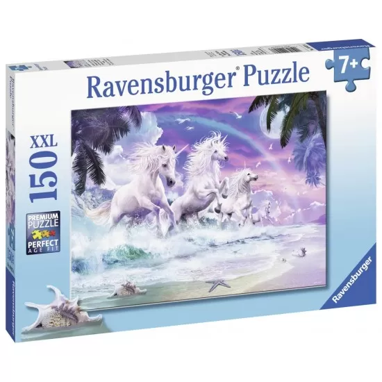Puzzle Unicorni pe plaja 150 piese Puzzle Unicorni pe plaja 150 piese