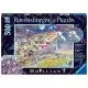 Puzzle unicorni si fluturi 500 piese cu stickere Puzzle unicorni si fluturi 500 piese cu stickere