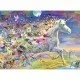 Puzzle unicorni si fluturi 500 piese cu stickere Puzzle unicorni si fluturi 500 piese cu stickere