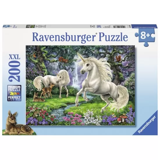 Puzzle Unicornii mistici - 200 piese Puzzle Unicornii mistici - 200 piese