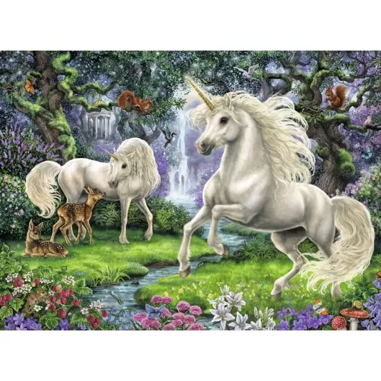 Puzzle Unicornii mistici - 200 piese Puzzle Unicornii mistici - 200 piese