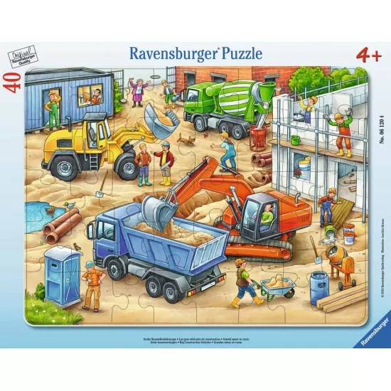 Puzzle Utilaje - 40 piese Puzzle Utilaje - 40 piese