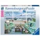 Puzzle vedere la plaja Ravensburger 1000 piese Puzzle vedere la plaja Ravensburger 1000 piese