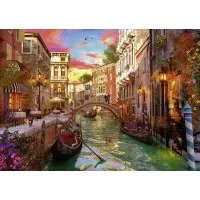 Puzzle Venetia romantica 1000 piese