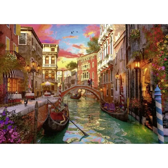Puzzle Venetia romantica 1000 piese Puzzle Venetia romantica 1000 piese