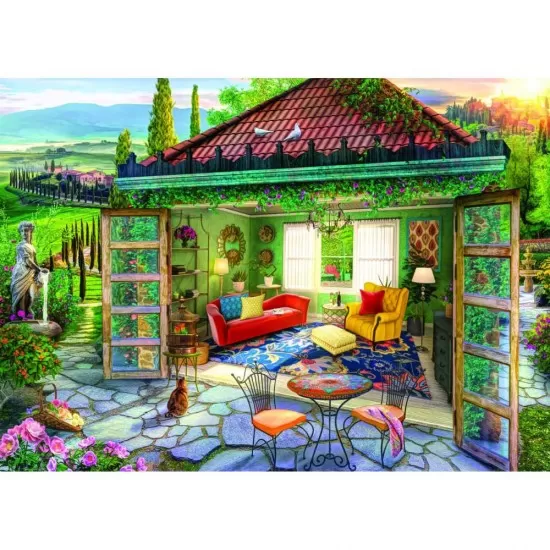 Puzzzle Oaza Toscana 1000 piese Ravensburger Puzzzle Oaza Toscana 1000 piese Ravensburger