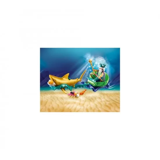 Playmobil Magic - Regele marii cu trasura rechin Playmobil Magic - Regele marii cu trasura rechin