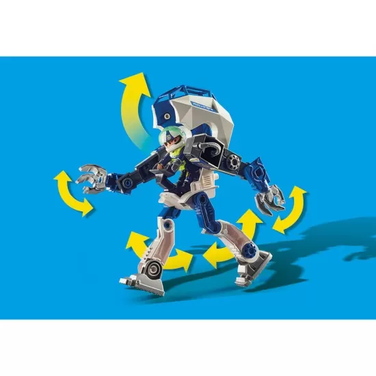 Playmobil City Action - Robot de politie pentru operatiuni speciale Playmobil City Action - Robot de politie pentru operatiuni speciale