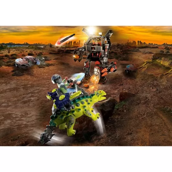 Playmobil Dino Rise Saichania - Invazia robotilor Playmobil Dino Rise Saichania - Invazia robotilor