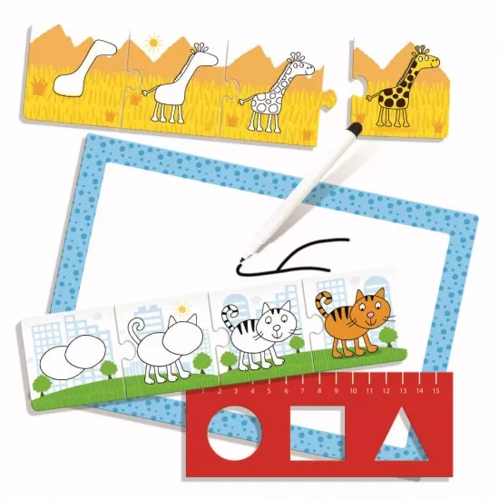 Set creativ Headu - Scoala de desen Set creativ Headu - Scoala de desen