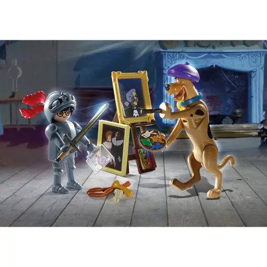 Playmobil Scooby-Doo! - Aventuri cu cavalerul negru Playmobil Scooby-Doo! - Aventuri cu cavalerul negru