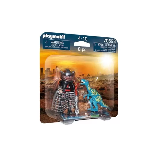 Set 2 figurine Playmobil - Dinozaur si cercetator Set 2 figurine Playmobil - Dinozaur si cercetator