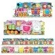 Set 2 puzzle-uri Trenul urias cu forme si culori 60 piese Set 2 puzzle-uri Trenul urias cu forme si culori 60 piese