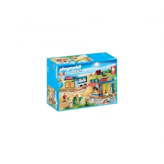 Playmobil Family Fun - Set camping la plaja Playmobil Family Fun - Set camping la plaja