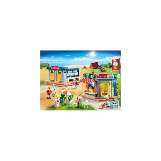 Playmobil Family Fun - Set camping la plaja Playmobil Family Fun - Set camping la plaja