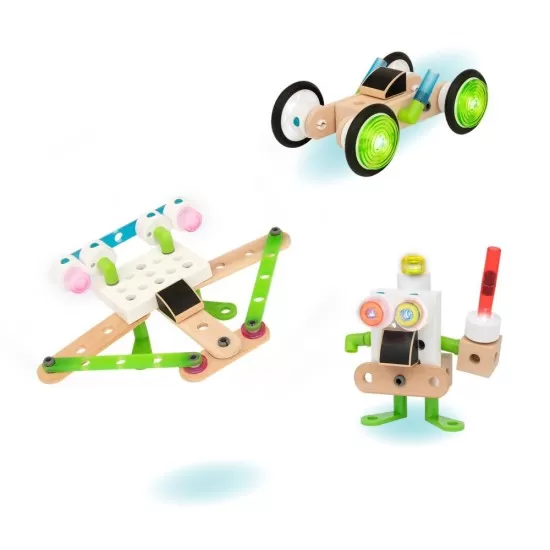 Set constructie cu lumini Brio 120 piese Set constructie cu lumini Brio 120 piese