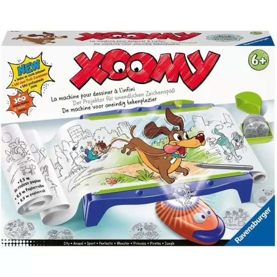 Set creatie Xoomy Maxi cu rola de hartie Ravensburger Set creatie Xoomy Maxi cu rola de hartie Ravensburger