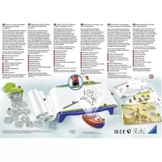 Set creatie Xoomy Maxi cu rola de hartie Ravensburger Set creatie Xoomy Maxi cu rola de hartie Ravensburger
