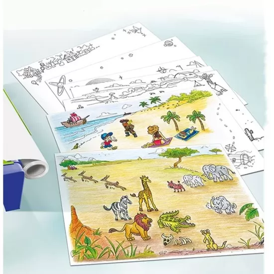 Set creatie Xoomy Maxi cu rola de hartie Ravensburger Set creatie Xoomy Maxi cu rola de hartie Ravensburger