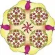 Set de creatie Mandala flori si fluturi