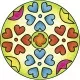 Set de creatie Mandala flori si fluturi