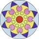Set de creatie Mini Mandala clasic Set de creatie Mini Mandala clasic