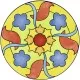 Set de creatie Mini Mandala clasic Set de creatie Mini Mandala clasic