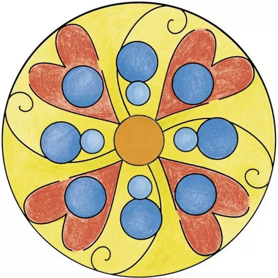 Set de creatie Mini Mandala clasic Set de creatie Mini Mandala clasic