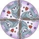 Set de creatie Mini Mandala cu animale Set de creatie Mini Mandala cu animale
