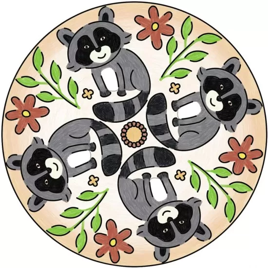 Set de creatie Mini Mandala cu animale Set de creatie Mini Mandala cu animale