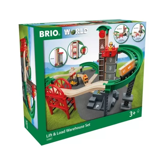 Set feroviar depozit marfuri Brio Set feroviar depozit marfuri Brio