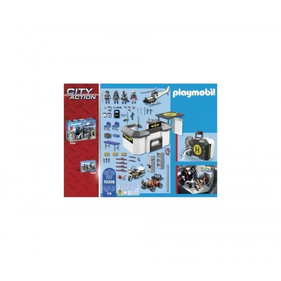 Playmobil City Action - Set mobil sectia echipei SWAT Playmobil City Action - Set mobil sectia echipei SWAT