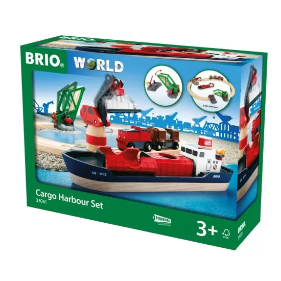 Set port cu nava de marfa Brio Set port cu nava de marfa Brio