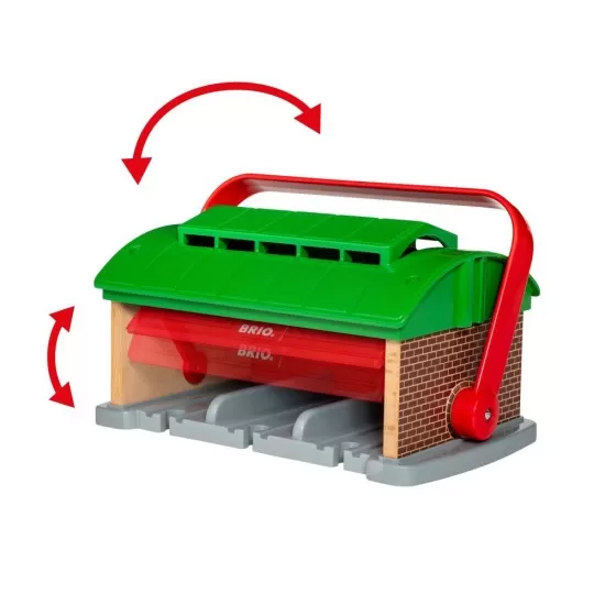 Set portabil garaj de trenuri BRIO Set portabil garaj de trenuri BRIO