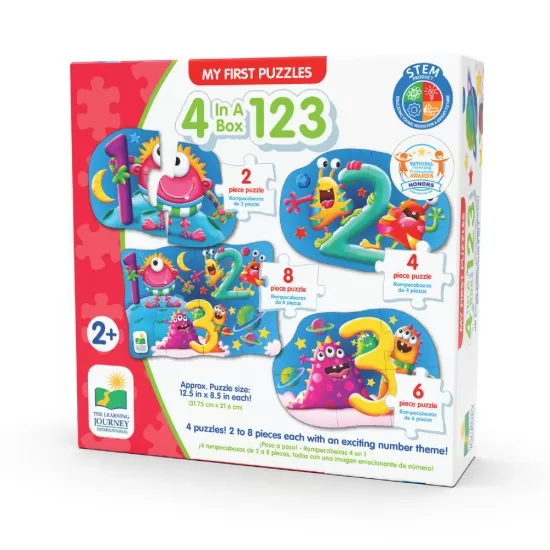 Set primele mele 4 puzzle-uri 123 Set primele mele 4 puzzle-uri 123