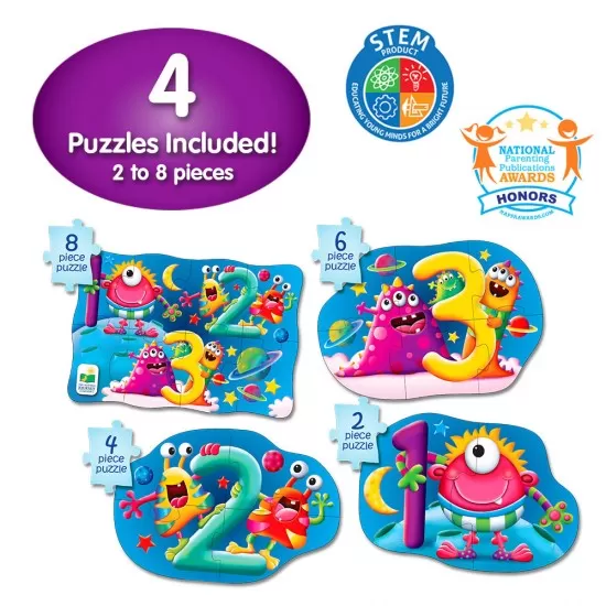 Set primele mele 4 puzzle-uri 123 Set primele mele 4 puzzle-uri 123