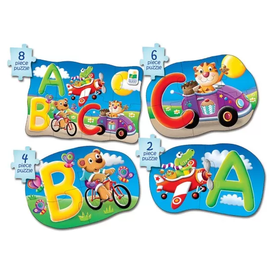 Set primele mele 4 puzzle-uri ABC in limba engleza Set primele mele 4 puzzle-uri ABC in limba engleza
