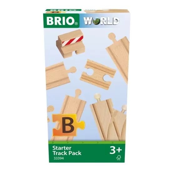 Set sine trenulete BRIO pentru incepatori Set sine trenulete BRIO pentru incepatori