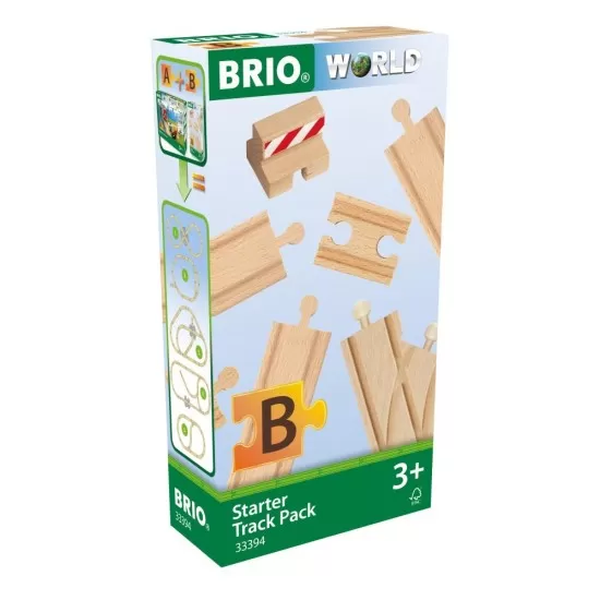 Set sine trenulete BRIO pentru incepatori Set sine trenulete BRIO pentru incepatori