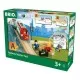 Set tren pentru incepatori cu sine BRIO 26 piese