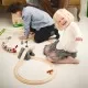 Set tren pentru incepatori cu sine BRIO 26 piese