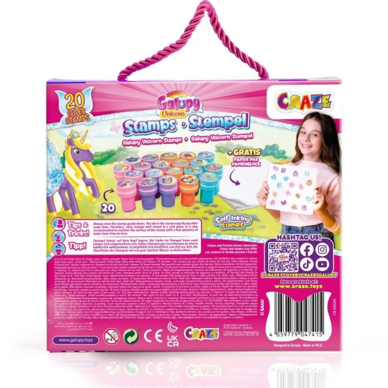 Set 20 stampile Unicorn
