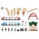 Set trenuri de calatori Brio 42 piese Set trenuri de calatori Brio 42 piese