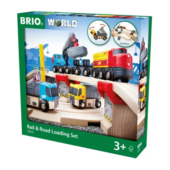 Set sina incarcare trenulet BRIO 32 piese Set sina incarcare trenulet BRIO 32 piese