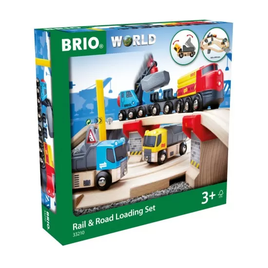 Set sina incarcare trenulet BRIO 32 piese Set sina incarcare trenulet BRIO 32 piese
