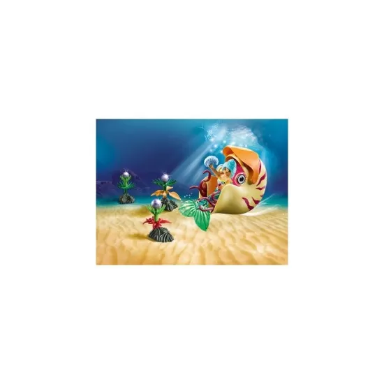 Playmobil Magic - Sirena in gondola melc de mare