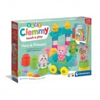 Set cuburi moi pentru bebelusi Soft Clemmy - Eroi si printese