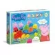 Set constructie Soft Clemmy - Tren cu cuburi Peppa Pig Set constructie Soft Clemmy - Tren cu cuburi Peppa Pig