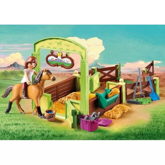 Playmobil Spirit - Spatiu ingrijire cai - Lucky & Spirit