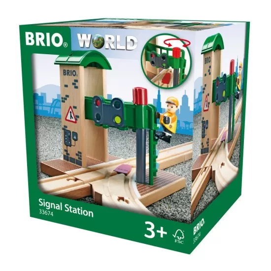 Statie de tren cu semnale BRIO